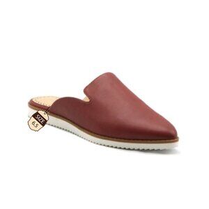 Womens Lou Faux Leather Smoking Loafers Red By Adrienne Vitadini